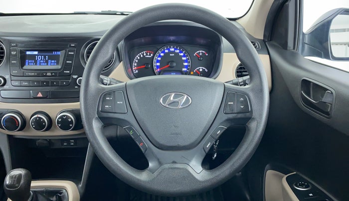 2017 Hyundai Xcent E PLUS, Petrol, Manual, 41,989 km, Steering Wheel Close Up