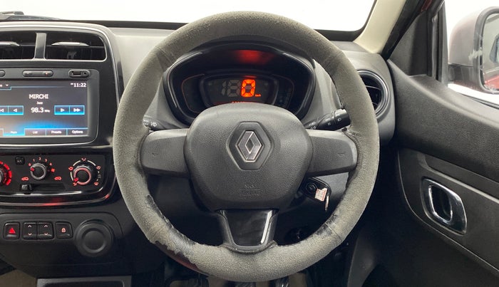 2018 Renault Kwid 1.0 RXT Opt, Petrol, Manual, 57,289 km, Steering Wheel Close Up