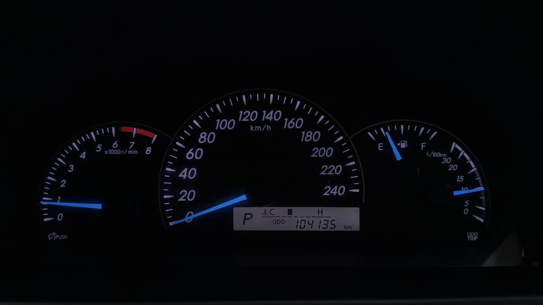 2015 Toyota Camry Altise, Automatic, 104135 km, Odometer View