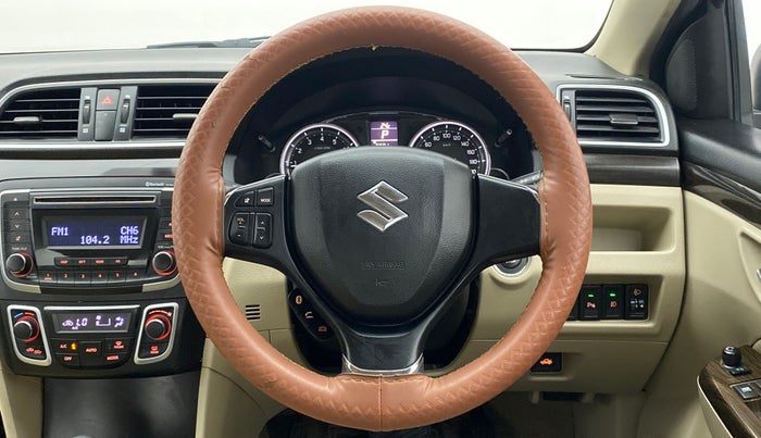 2017 Maruti Ciaz ZETA 1.4  AT PETROL, Petrol, Automatic, 52,743 km, Steering Wheel Close Up