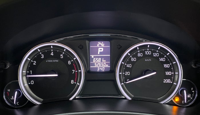 2017 Maruti Ciaz ZETA 1.4  AT PETROL, Petrol, Automatic, 52,743 km, Odometer Image