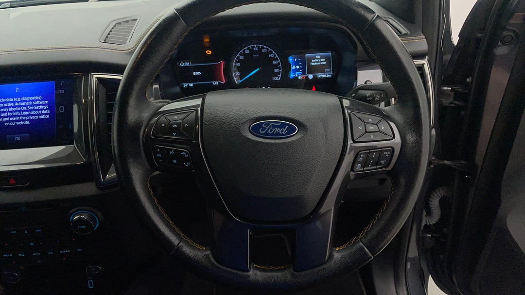 2020 Ford Ranger Wildtrak 3.2 (4x4), Automatic, 47387 km, Steering Wheel Close-up