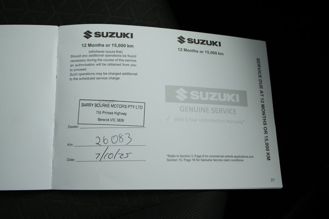 2024 Suzuki Swift Hybrid Plus, Automatic, 31166 km, Service History