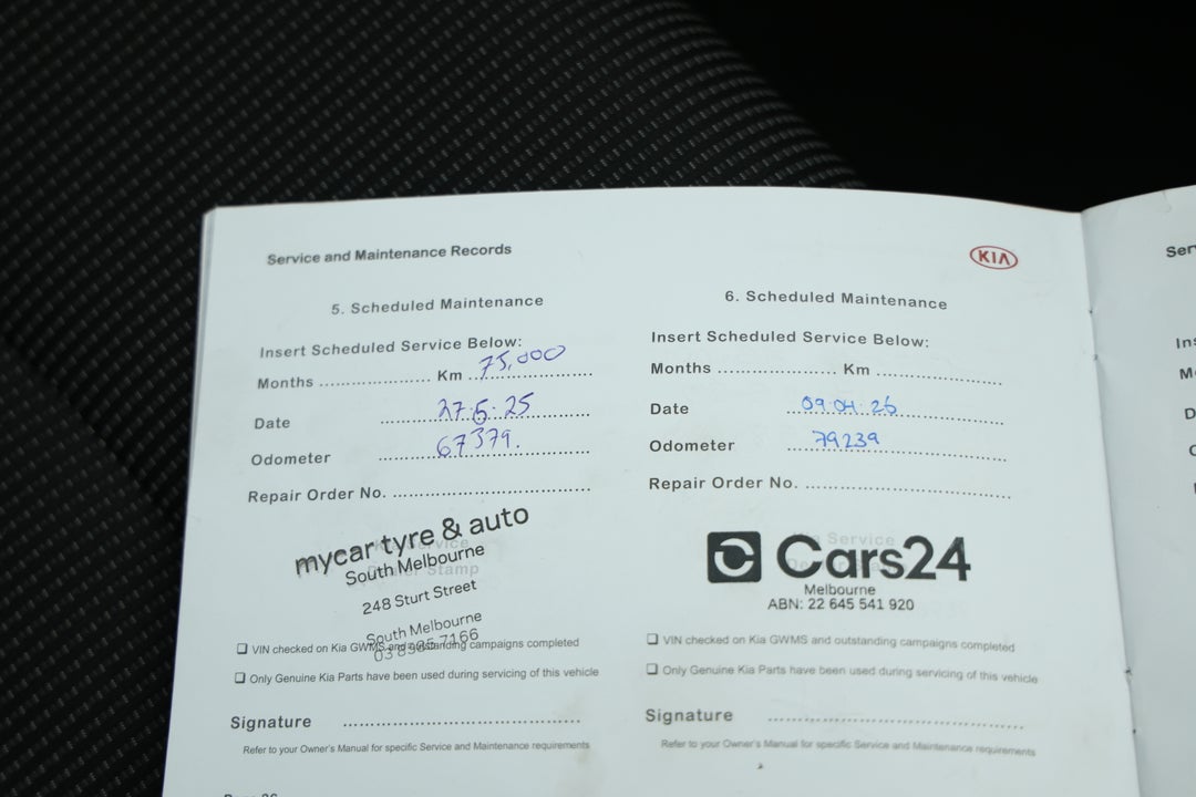 2020 Kia Cerato S, Automatic, 79246 km, Service History