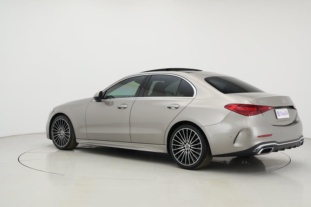 2023 Mercedes-benz C300 Mhev, Automatic, 21499 km, Left Back Diagonal (45- Degree) View