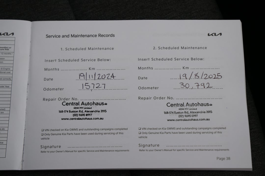 2024 Kia Stonic S, Automatic, 37364 km, Service History