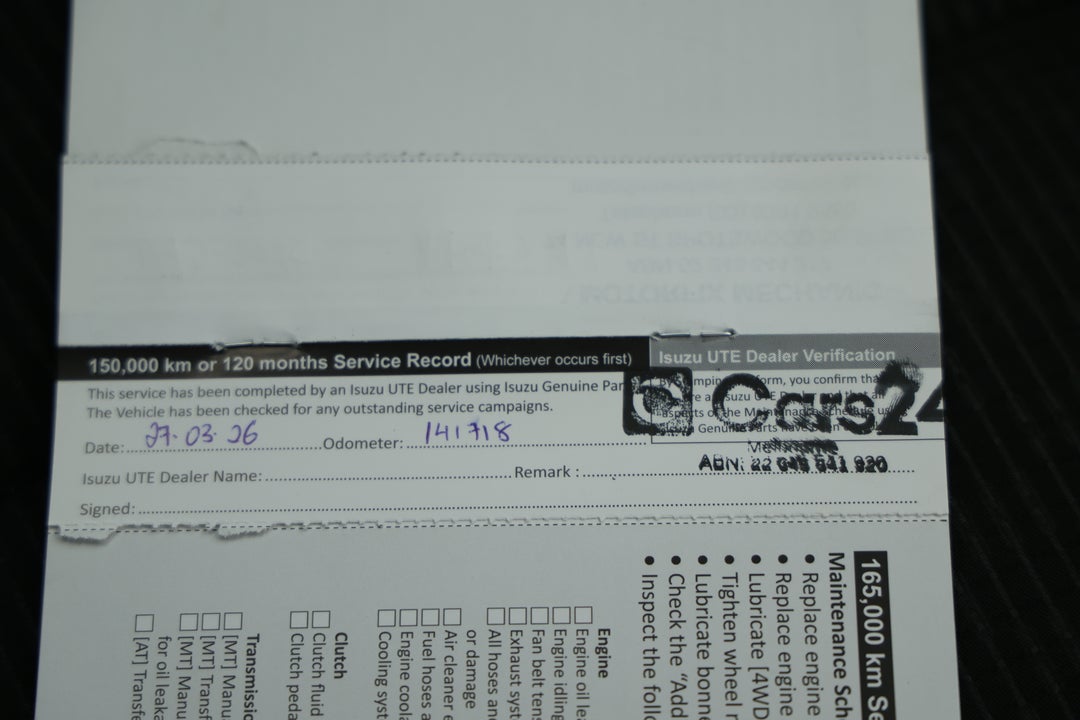 2019 Isuzu D-MAX Sx Hi-ride (4x2), Automatic, 141726 km, Service History