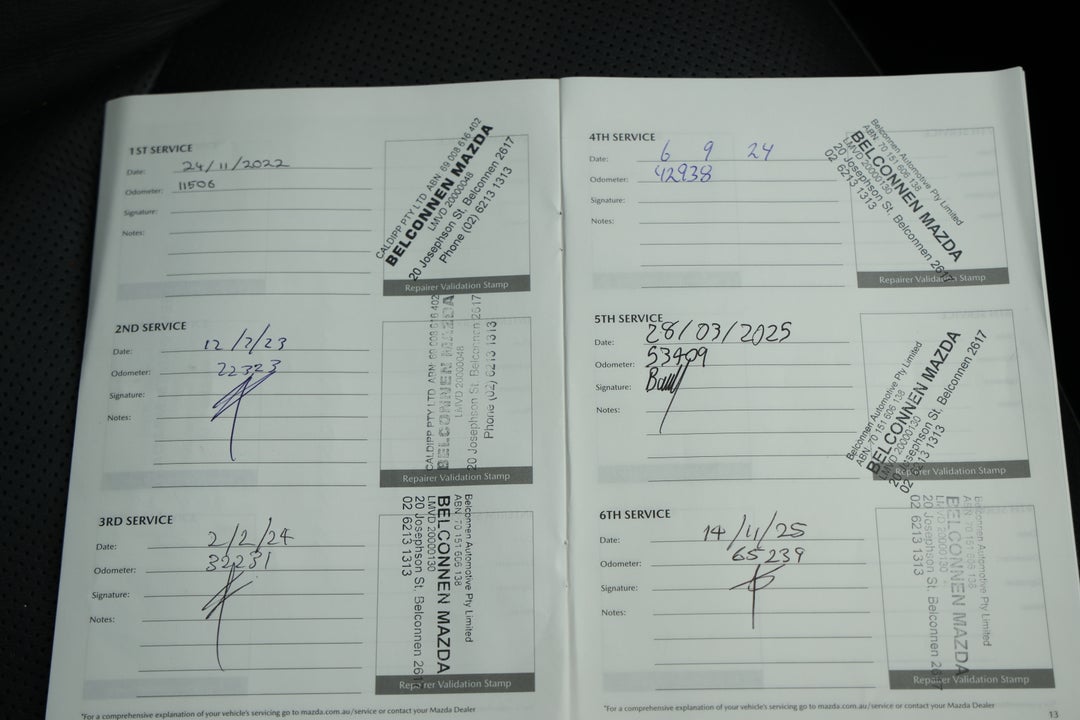 2022 Mazda CX-9 Touring (FWD), Automatic, 70854 km, Service History