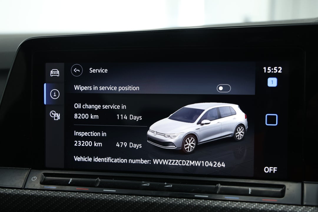 2021 Volkswagen Golf 110tsi R-line, Automatic, 43038 km, Service History