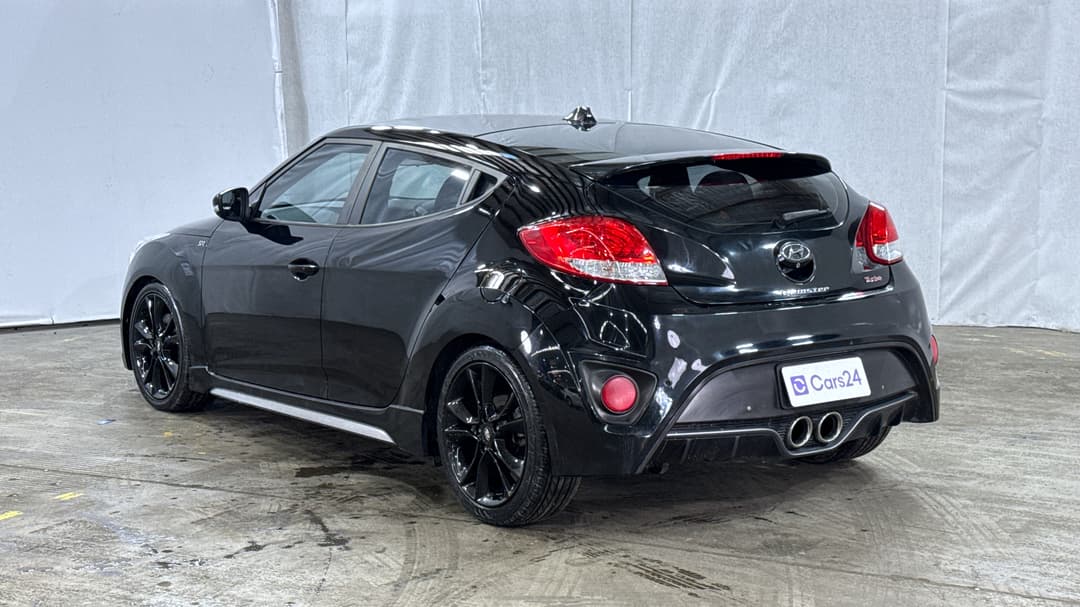 2015 Hyundai Veloster Sr Turbo, Automatic, 83696 km, Left Back Diagonal (45- Degree) View