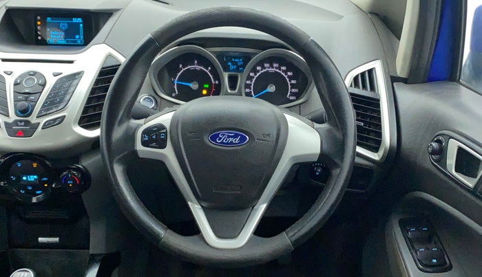 2015 Ford Ecosport TITANIUM 1.5L DIESEL (OPT), Diesel, Manual, 1,06,360 km, Steering Wheel Close Up