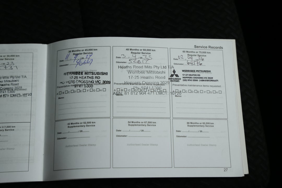 2021 Mitsubishi Eclipse Cross Es (2WD), Automatic, 65045 km, Service History