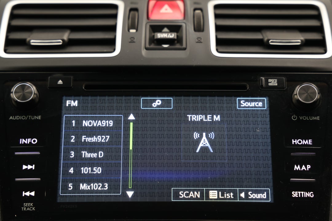 2016 Subaru WRX Premium (AWD), Manual, 109687 km, Infotainment System