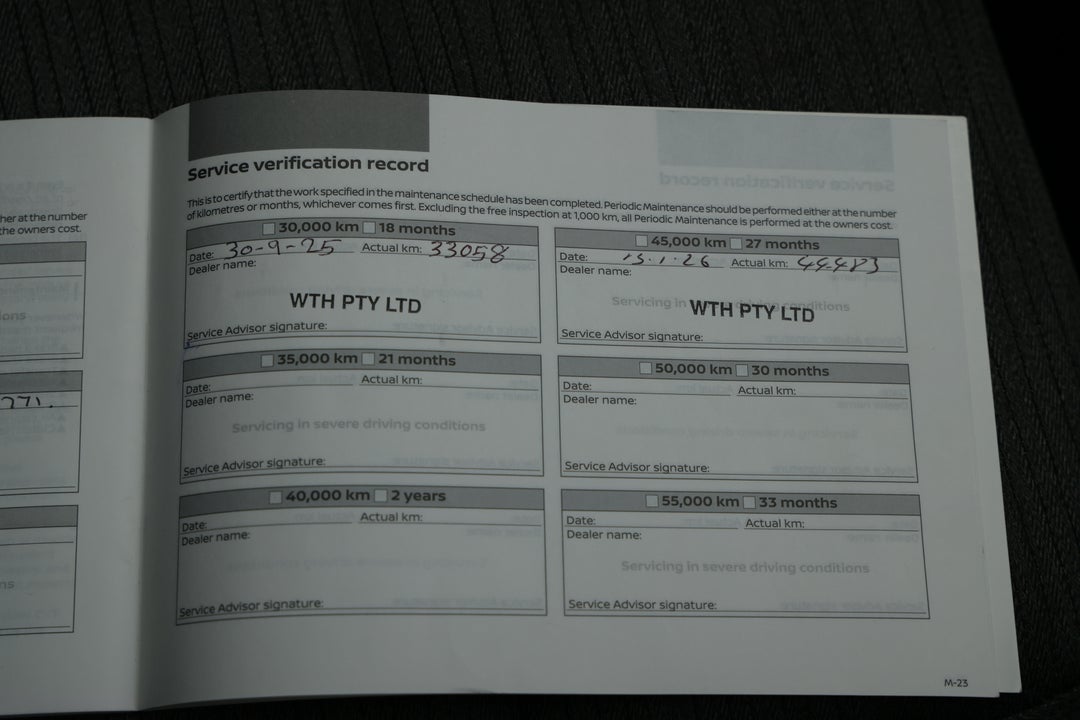 2024 Nissan X-trail St (2WD), Automatic, 51609 km, Service History