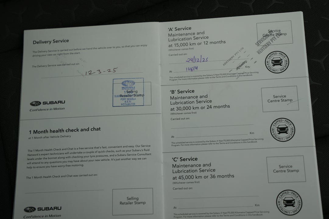 2024 Subaru Crosstrek AWD 2.0l, Automatic, 21038 km, Service History