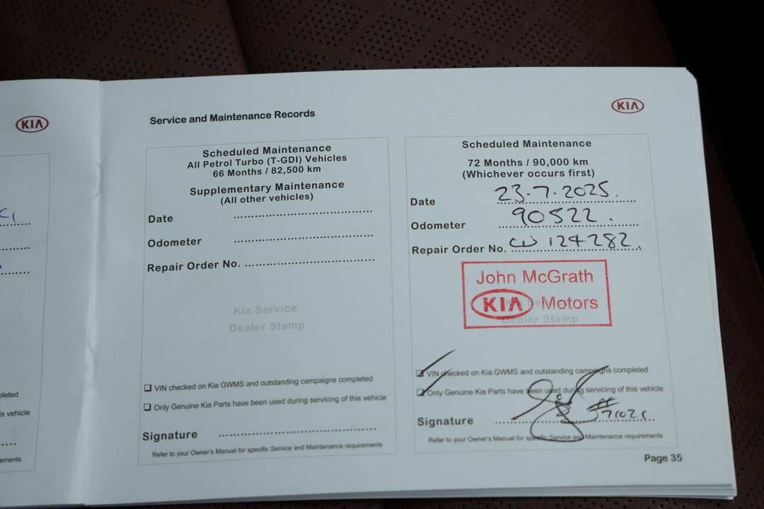 2016 Kia Sorento Gt-line (4x4), Automatic, 102924 km, Service History