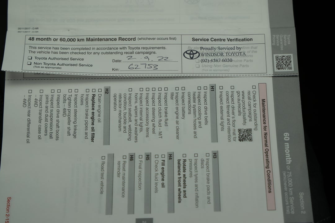 2018 Toyota C-HR Koba (AWD), Automatic, 133633 km, Service History