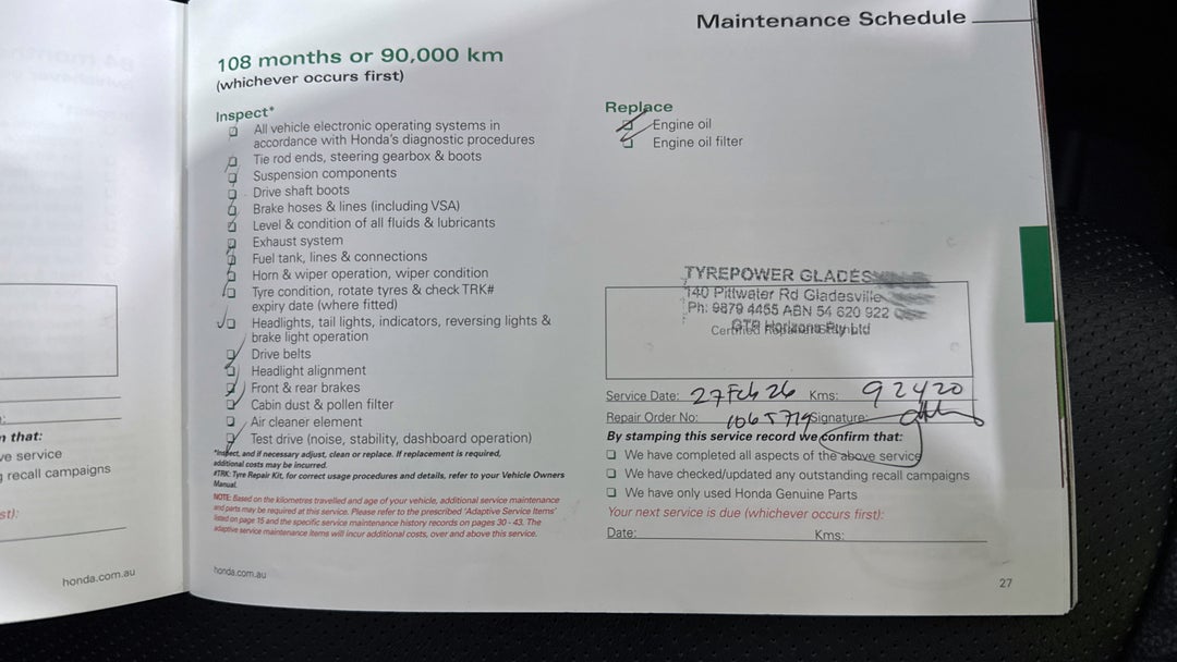 2019 Honda HR-V Vti-lx, Automatic, 94458 km, Service History