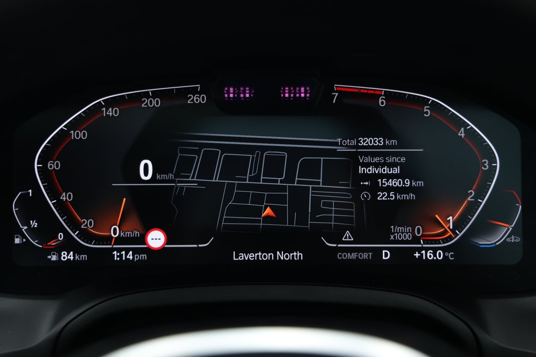 2019 BMW 3 30i M Sport, Automatic, 32033 km, Odometer View