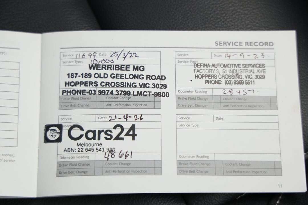 2020 MG ZS Essence, Automatic, 48662 km, Service History