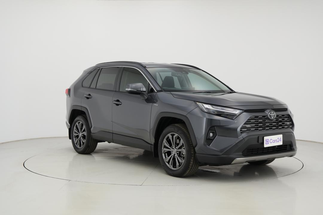 2025 Toyota RAV4 Gxl (AWD) Hybrid, Automatic, 13051 km, Right Front Diagonal (45- Degree) View