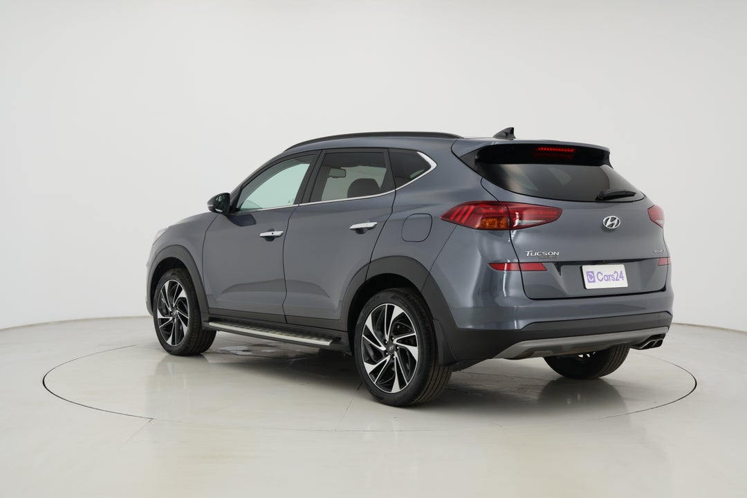 2020 Hyundai Tucson Highlander (AWD), Automatic, 66934 km, Left Back Diagonal (45- Degree) View