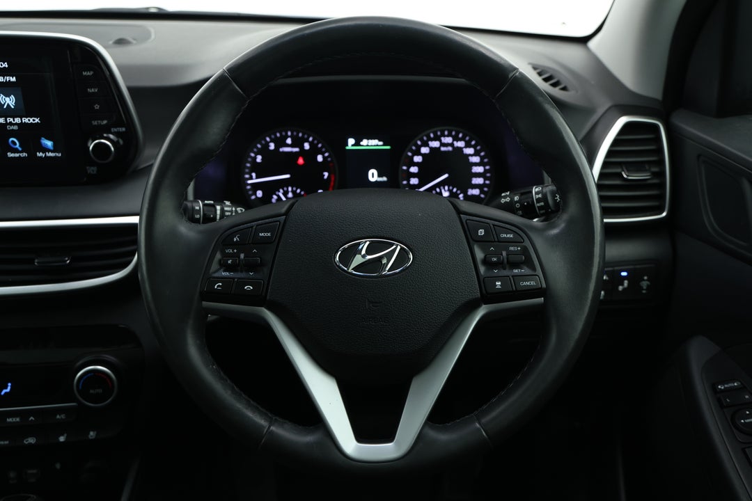 2020 Hyundai Tucson Highlander (AWD), Automatic, 66934 km, Steering Wheel Close-up