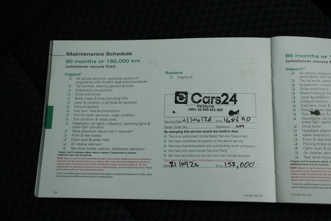 2017 Honda Jazz Vti, Automatic, 148691 km, Service History