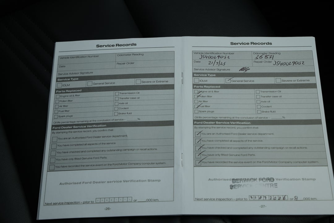 2022 Ford Everest Trend (4x4), Automatic, 46673 km, Service History