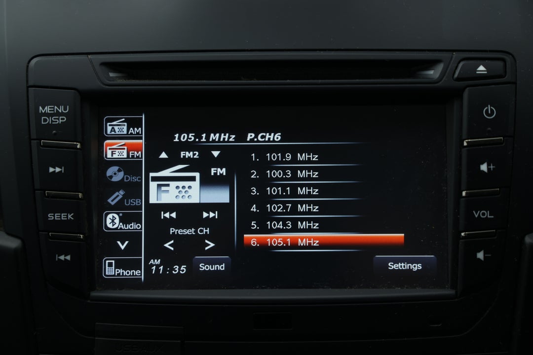 2018 Isuzu D-MAX Sx Hi-ride (4x2), Automatic, 89868 km, Infotainment System