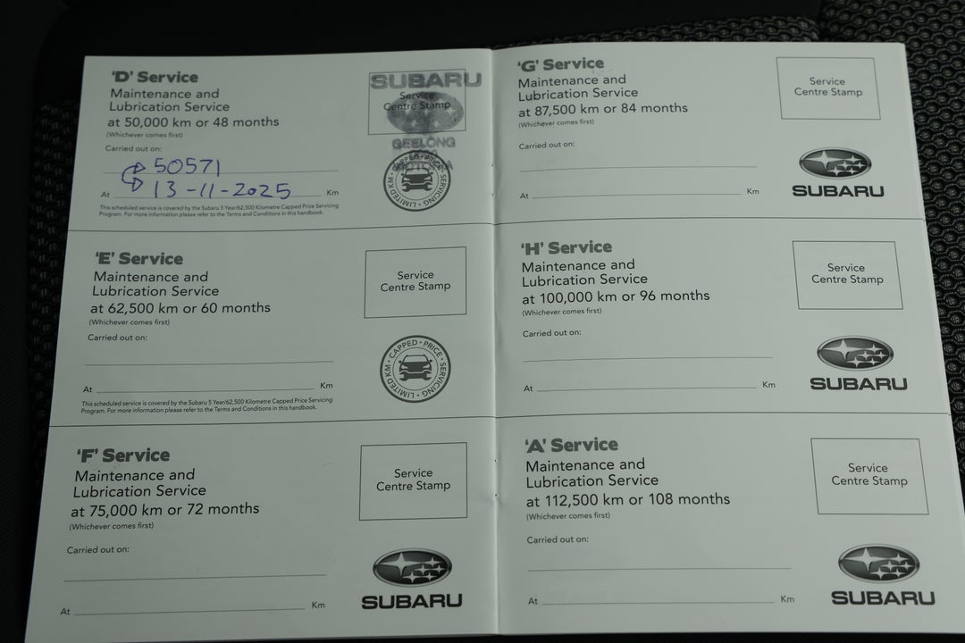 2022 Subaru XV 2.0i Premium AWD, Automatic, 60002 km, Service History