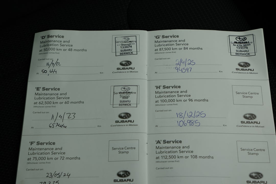 2018 Subaru Forester 2.5i (AWD), Automatic, 111095 km, Service History