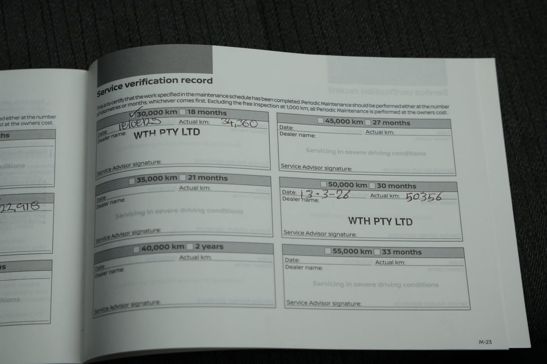 2024 Nissan X-trail St (2WD), Automatic, 52401 km, Service History