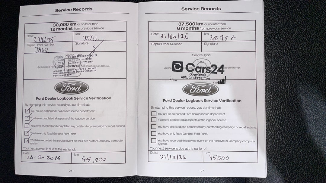 2021 Ford Ranger Xlt 3.2 (4x4), Automatic, 38957 km, Service History