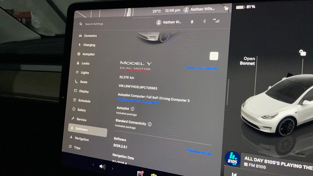2023 Tesla Model Y Performance, Automatic, 32376 km, Odometer View