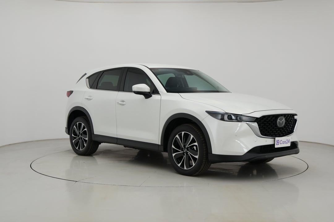 2025 Mazda CX-5 G25 Touring (AWD), Automatic, 13587 km, Right Front Diagonal (45- Degree) View
