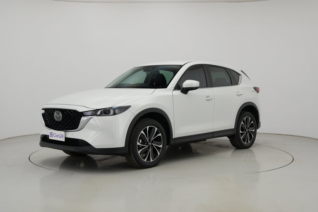 2025 Mazda CX-5 G25 Touring (AWD), Automatic, 13587 km, Left Front Diagonal (45- Degree) View