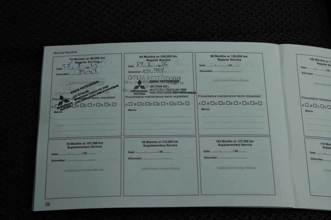 2019 Mitsubishi Triton Gls (4x4), Automatic, 106763 km, Service History