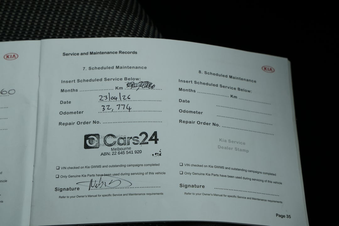 2019 Kia Seltos Sport (FWD), Automatic, 32775 km, Service History