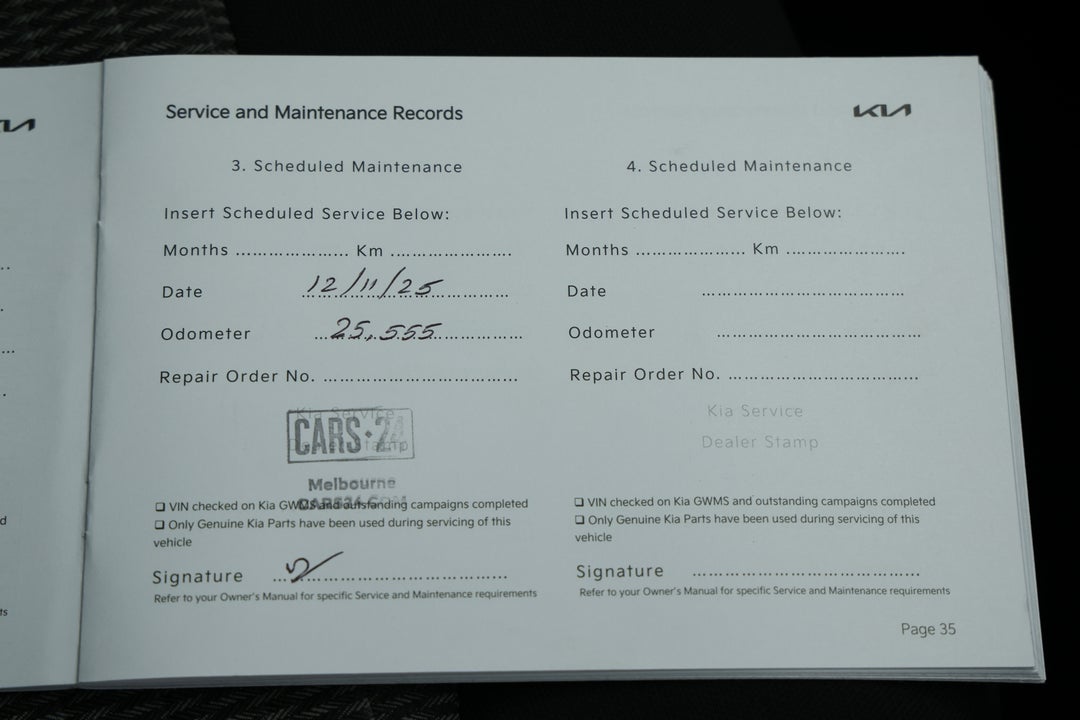 2023 Kia Sorento S 7 Seat, Automatic, 27993 km, Service History