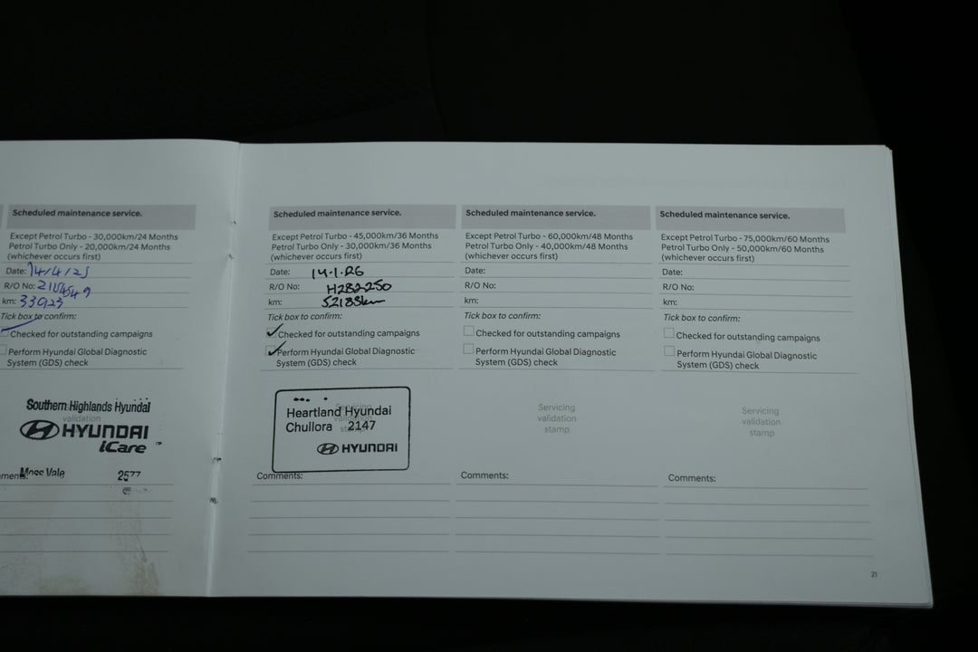 2023 Hyundai Palisade Calligraphy Black Ink (8 Seat), Automatic, 59089 km, Service History