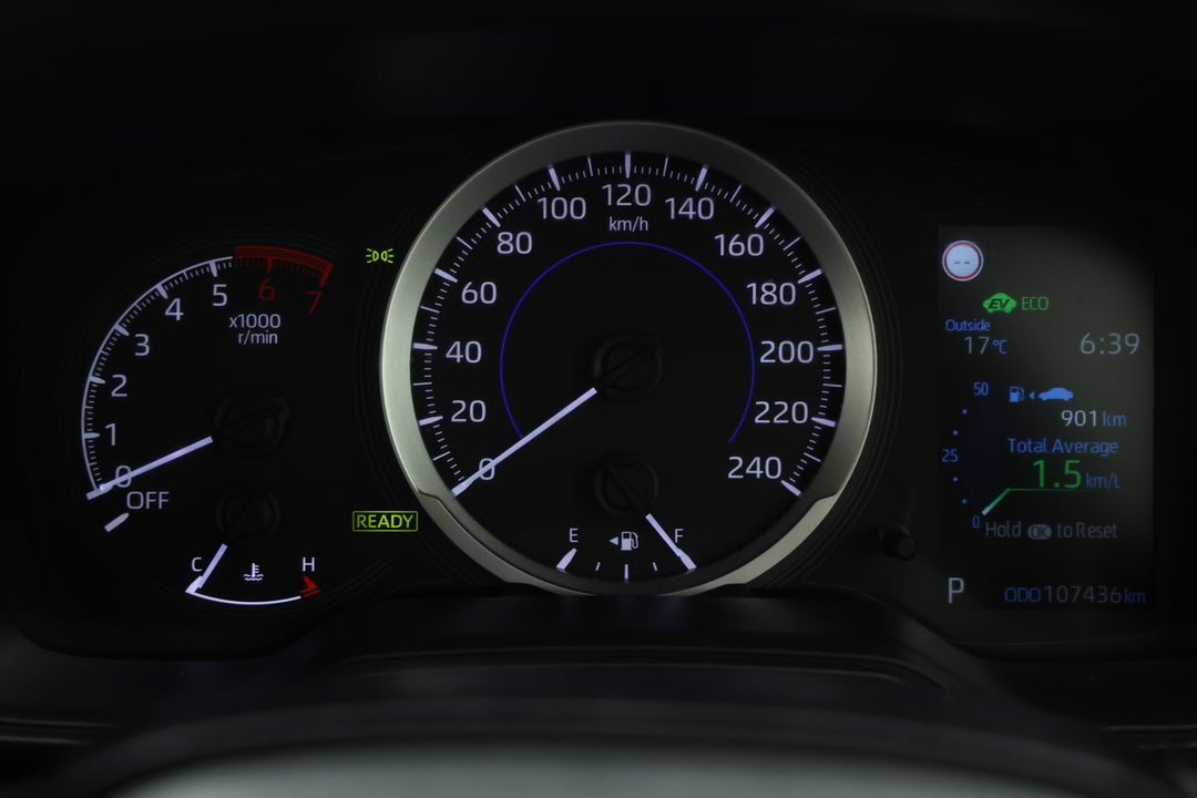 2020 Toyota Corolla Ascent Sport Hybrid, Automatic, 107436 km, Odometer View