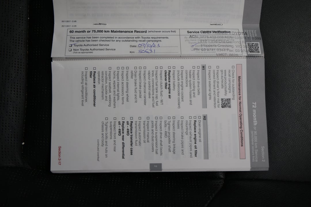 2018 Toyota C-HR Koba (AWD), Automatic, 82139 km, Service History