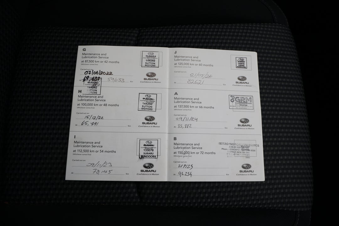 2017 Subaru Forester 2.5i-l, Automatic, 100089 km, Service History