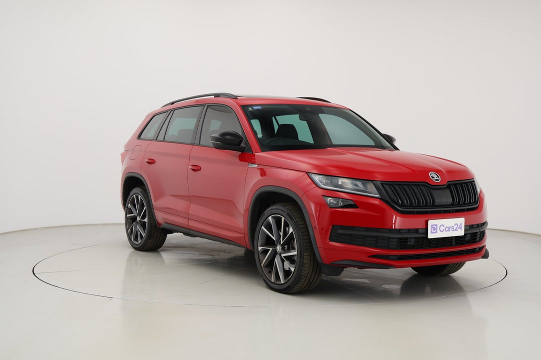 2020 SKODA Kodiaq 132tsi Sportline, Automatic, 57332 km, Right Front Diagonal (45- Degree) View