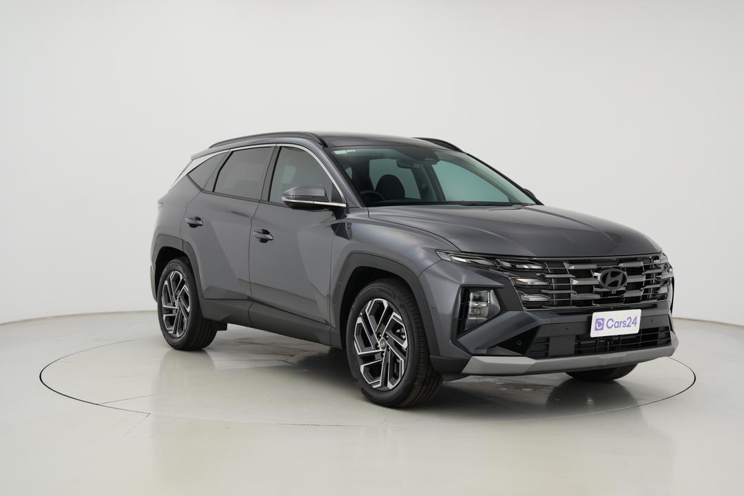 2024 Hyundai Tucson Elite Hybrid (AWD), Automatic, 14027 km, Right Front Diagonal (45- Degree) View