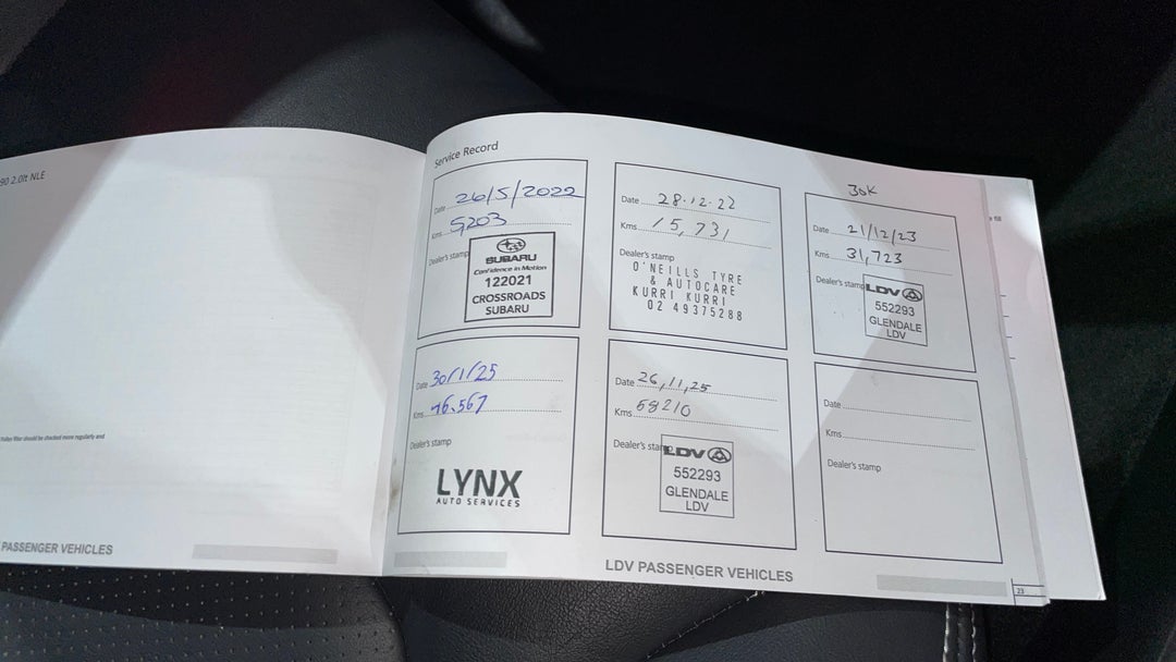 2022 LDV D90 Executive (2WD), Automatic, 62278 km, Service History