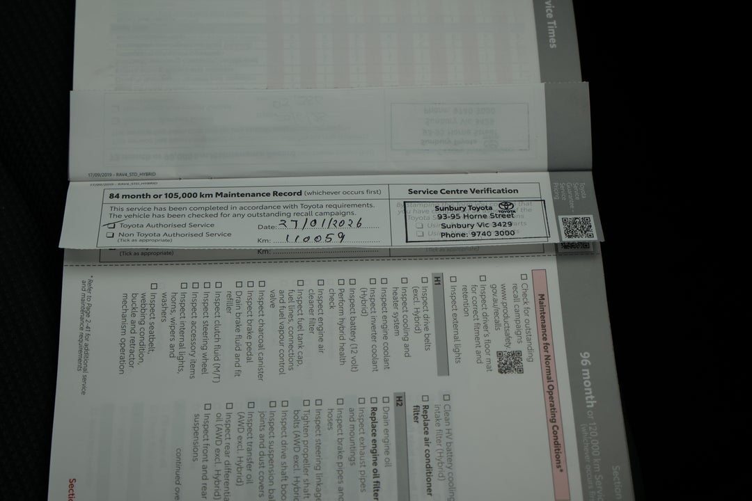 2021 Toyota RAV4 Gx (2WD) Hybrid, Automatic, 112842 km, Service History