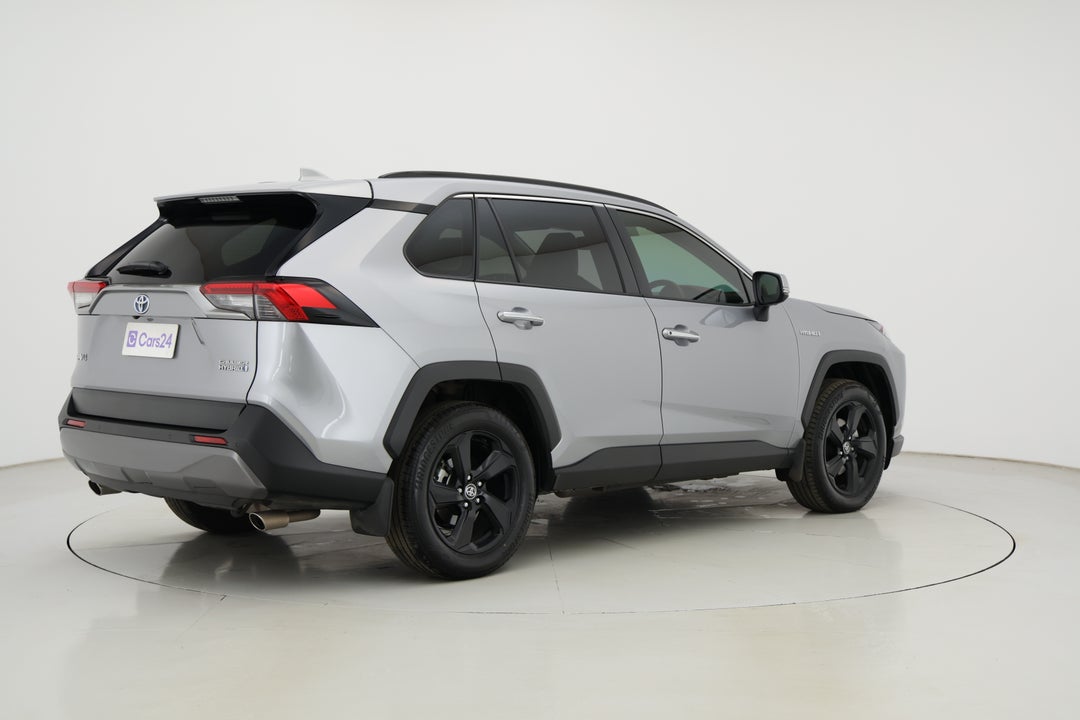 2021 Toyota RAV4 Cruiser (AWD) Hybrid, Automatic, 34744 km, Right Back Diagonal (45- Degree) View
