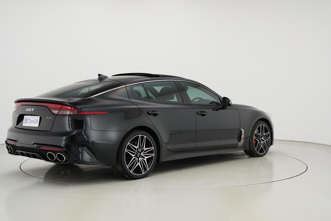 2022 Kia Stinger Gt (black Leather), Automatic, 44034 km, Right Back Diagonal (45- Degree) View